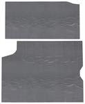 Trunk Mat, Vinyl, 1964-66 GTO, Gray/Black