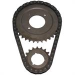 Timing Chain and Gear Set, True Single Roller, Iron/Steel Sprockets