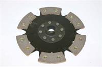 6-puck 225mm clutch disc with hub D (22,2mm x 20)