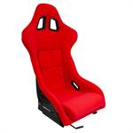 Sport seat 'RR' - Red - Non-reclinable fibreglass back-rest