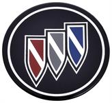 emblem centrumkåpa, "Tri Shield"