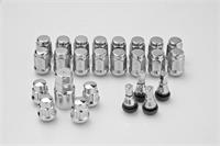 Lug Nuts, Conical Seat, Bulge, 1/2 in. x 20 RH in. Closed End