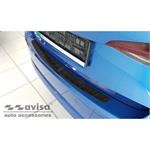 Zwart RVS Achterbumperprotector passend voor Skoda Octavia IV Liftback 2020-2024 & FL 2024- 'Ribs'