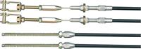Rear Parking Brake Cables, 69,5"