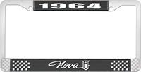 nummerplåtshållare, 1964 NOVA STYLE 1 svart