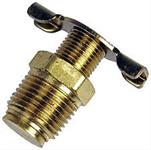 Petcock, Replacement, 1/4 in. NPT Thread Size, Brass, Natural