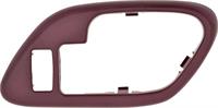 dörrhandtag inre 1995-02 GM C/K PICKUP TRUCK / SPORT UTILITY INNER DOOR HANDLE BEZEL W/ LOCK HOLE - RED; RH