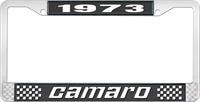 1973 CAMARO LICENSE PLATE FRAME STYLE 2 BLACK