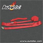 3 Point Retractable Red Seat Belt ( 1 Belt )