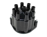 Distributor Cap, Socket-Style, Black, Clamp-Down, Flame-Thrower Billet Distributor, V8, Each