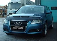 Motorkapsteenslaghoes passend voor Audi A3 8P 2009- zwart (facelift)