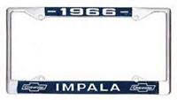 License Plate Frame,Imp, 1966