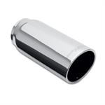 End Pipes Stainless Steel 4" in / 5" Out / 24" Long 15 Degrees Re