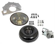 Bellhousing Adapter, Conversion, Cummins to GM, Billet Aluminum, 141-tooth Flexplate, 13" Diameter Torque Converter