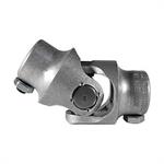 Steering U-Joint, Standard Style, Aluminum, Natural, 3/4 in. DD Ends