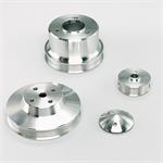 Pulley Kit, Billet aluminum, Serpentine