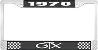 1970 GTX LICENSE PLATE FRAME - BLACK