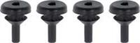Bump Stops, Rubber, Black, Chevy, Set of 4