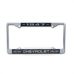 Chevy Frame, License Plate