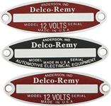 1953-62 Delco-Remy 12 Volt Starter/Generator/Distributor Tag Set