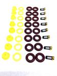 Fuel Injector O-Rings, Seal Kit to service 8 Fuel Injectors. Includes Orings, Filter Baskets, Pintle Caps