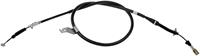 parking brake cable, 132,28 cm, rear right