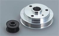 Pulley Kit, Billet aluminum, Serpentine