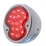 Taillight Assembly, LED, Red Lens, Polished Stainless Steel Housing, Driver Side, Ford, Each