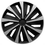 Set wheel covers Grip 15-inch silver/black