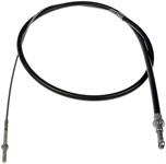 parking brake cable, 164,29 cm, rear left and rear right