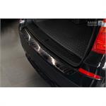 Zwart RVS Achterbumperprotector passend voor BMW X3 F25 2010-2014 incl. M-Sport 'Ribs'