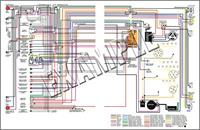 8-1/2" X 11" Laminated Colored Wiring Diagram