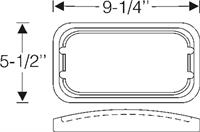 Fog light gasket