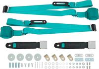 bench seat 3-point seat belt, turquoise