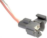 Wiring Connector, Ignition Coil Pigtail, OEM Type, Male, 2-pin, Gray, 8.5 in. Length