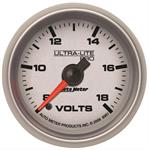 Voltmeter, 52.4mm, 8-18 V, electric