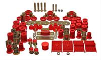 Urethanebush Kit Complete Hyper-flex, Red