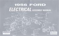 verkstadshandbok, "Electrical Assembly Manual", Ford 1956