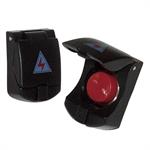 SR Push Button + Cover Black