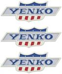 Yenko Bar and Shield Shield Fender Emblem Emblem Set of 3