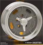 Wheel, Igniter, Aluminum, Gray, 15 in. x 6 in., 5 x 4.50 in. Bolt Circle, 3.50 in. Backspace, Each