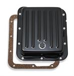 Automatic Transmission Pan, Steel, Black, Stock, Ford, C4, Each