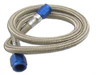 D-4 (18IN)  STAINLESS STEEL BRAIDED HOSE ( BLUE )