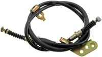 parking brake cable, 119,00 cm, front and rear left
