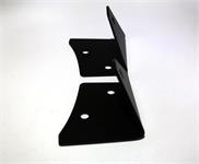 Mounting Brackets, D-Series, Auxiliary Light Type, Windshield Hinge Style, Black