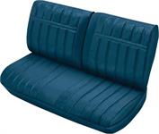seat upholstery front bench, dark blue