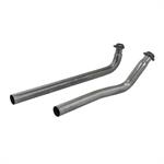 Intermediate Pipes, Exhaust, Stainless Steel, Natural, 2.50 in. O.D., Chevy, Pair