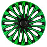 Set wheel covers Soho 14-inch black/green