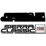 1981-86 GMC C/K, 1987-89 GMC R/V Truck, SUV	 Fender Emblem	 Sierra Classic 2500