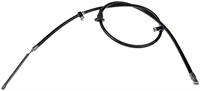 parking brake cable, 177,80 cm, rear right